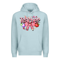 Blue Mist easter teacher Premium Hoodie - CowhideDigitalArt