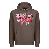 Coffee easter teacher Premium Hoodie - CowhideDigitalArt