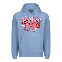 Colony Blue easter teacher Premium Hoodie - CowhideDigitalArt