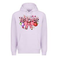 Lilac easter teacher Premium Hoodie - CowhideDigitalArt