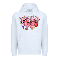 White easter teacher Premium Hoodie - CowhideDigitalArt