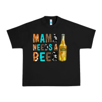 Black Mama Needs a Beer Urban Heavy Tee - CowCowDesign