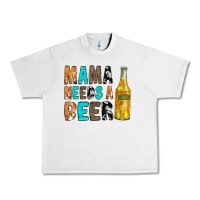 Lunar Rock Mama Needs a Beer Urban Heavy Tee - CowCowDesign