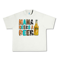 Pistachio Mama Needs a Beer Urban Heavy Tee - CowCowDesign