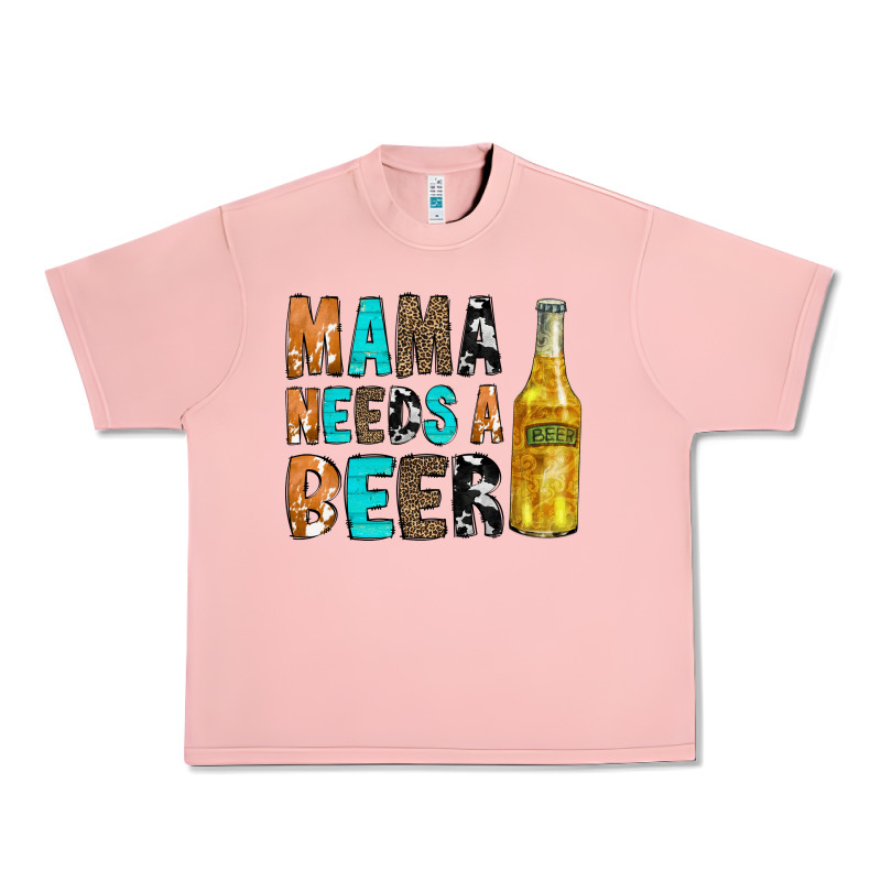 Mama Needs A Beer Urban Heavy Tee by CowCowDesign | Teevron