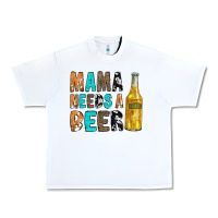 White Mama Needs a Beer Urban Heavy Tee - CowCowDesign