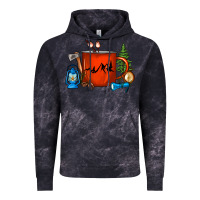 Cloud Black Camper Coffee Cup Vintage Hoodie - FaDigitalArtStudio