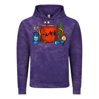 Cloud Purple Camper Coffee Cup Vintage Hoodie - FaDigitalArtStudio
