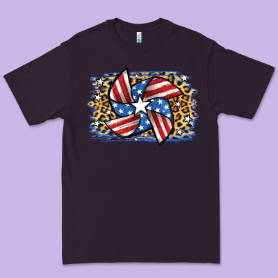 4th Of July Pinwheel Premium Tee Designed By Jasminsmagicworld