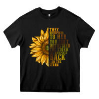 Black They Whispered To Her You Can't Withstand Heavy Core Tee - texasbilliewilder
