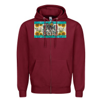 Burgundy dog mom french  bulldog license plate template Zipper Hoodie - BarkalooDesign