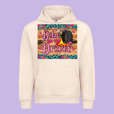 Dibs On The Driver Urban Hoodie Designed By Jahusdesignshop