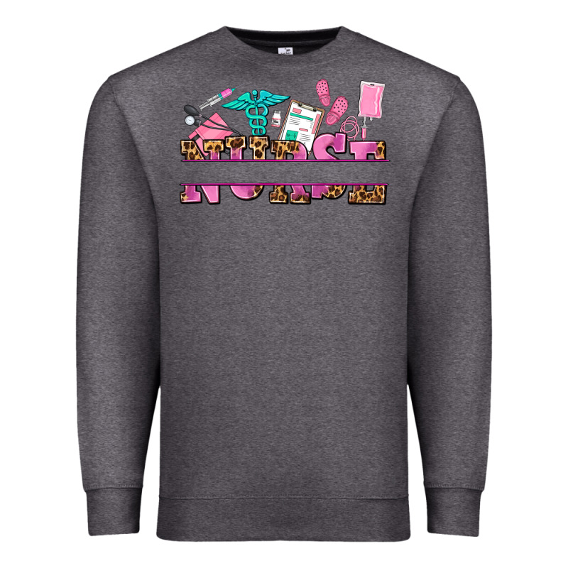 Nurse Custom Name Premium Sweatshirt by AdoDesignShop | Teevron