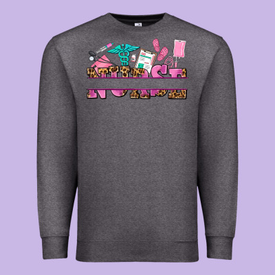 Nurse Custom Name Premium Sweatshirt Designed By Adodesignshop
