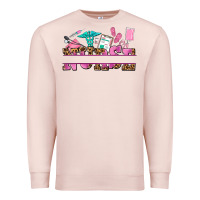 Pale Pink nurse custom name Premium Sweatshirt - AdoDesignShop