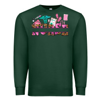 Sports Green nurse custom name Premium Sweatshirt - AdoDesignShop