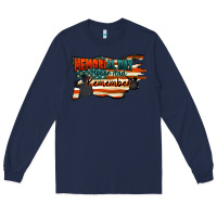 Navy Memorial Day honor and remember Long Sleeve Tee - FaDigitalArtStudio