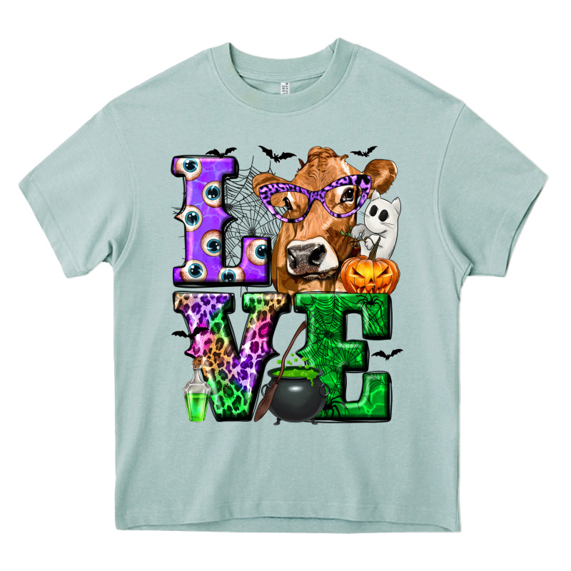 Love Cow Halloween Tbw Heavy Core Tee by texasbilliewilder | Teevron