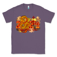 Lavender year of the dragon chinese new year 2024 Classic Tee - CowGirlArtShop
