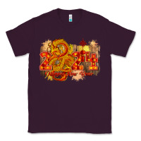 Plum year of the dragon chinese new year 2024 Classic Tee - CowGirlArtShop