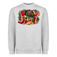 Heather Grey christmas joy coffee Heavyweight Sweatshirt - BarkalooDesign