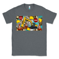 Charcoal Heather excavator sippy Classic Tee - Artiststas