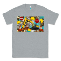 Heather Grey excavator sippy Classic Tee - Artiststas