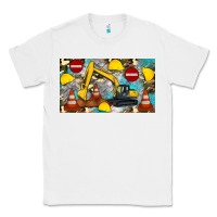 White excavator sippy Classic Tee - Artiststas
