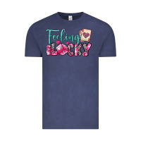 Vintage Denim feeling lucky Vintage Tee - OliviaCreatesArt