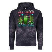 Cloud Black All I Need Is Coffee Cactus Frappe Vintage Hoodie - FaDigitalArtStudio