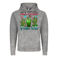 Cloud Rock All I Need Is Coffee Cactus Frappe Vintage Hoodie - FaDigitalArtStudio