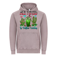 Vintage Zinc All I Need Is Coffee Cactus Frappe Vintage Hoodie - FaDigitalArtStudio