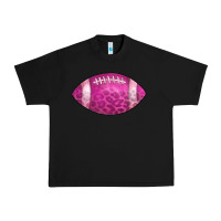 Black american football pink Urban Heavy Tee - CowCowDesign