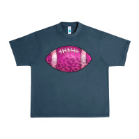 Midnight Navy american football pink Urban Heavy Tee - CowCowDesign
