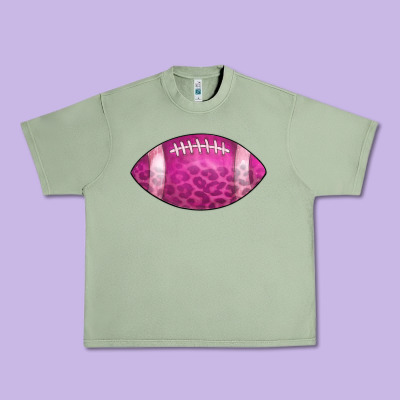 American Football Pink Urban Heavy Tee Designed By Cowcowdesign
