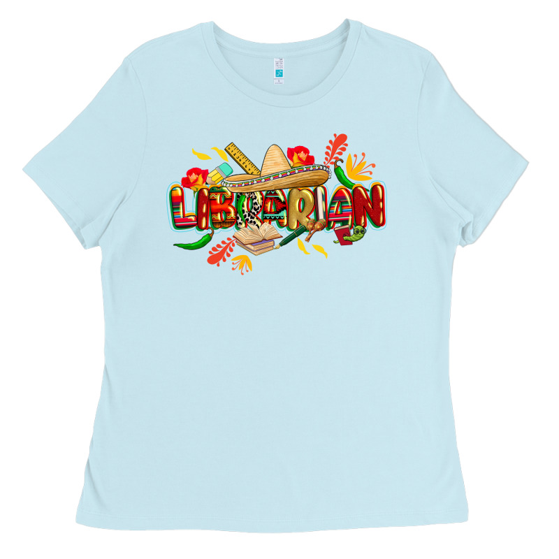 Cinco De Mayo Librarian Ladies Tee by CowGirlArtShop | Teevron
