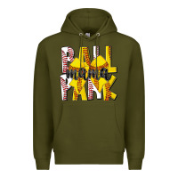 Army Green ball park mama Premium Hoodie - CowhideDigitalArt