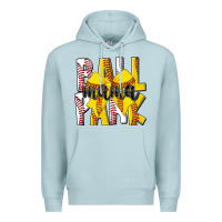 Blue Mist ball park mama Premium Hoodie - CowhideDigitalArt
