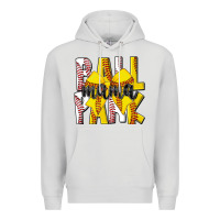 Dove Grey ball park mama Premium Hoodie - CowhideDigitalArt