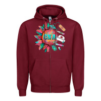 Burgundy western certified nurse asistant  medical instruments Zipper Hoodie - BarkalooDesign