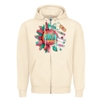 Sandshell western certified nurse asistant  medical instruments Zipper Hoodie - BarkalooDesign