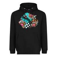 Black race sunflower patches Heavyweight Hoodie - AdoDesignShop