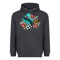 Smoke race sunflower patches Heavyweight Hoodie - AdoDesignShop