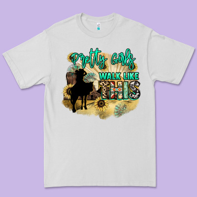 Pretty Girls Walk Like This Premium Tee Designed By Howdyjamesfarm