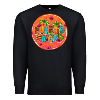 Black puerto rico coasters Premium Sweatshirt - AdoDesignShop