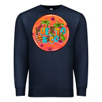 Navy puerto rico coasters Premium Sweatshirt - AdoDesignShop