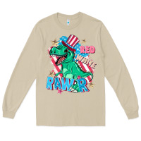 Mushroom Red white rawr Long Sleeve Tee - FaDigitalArtStudio