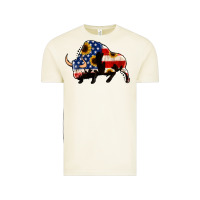 Vintage Arctic american flag bison Vintage Tee - Jasminsmagicworld