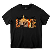 Black Halloween Love Heavy Core Tee - texasbilliewilder