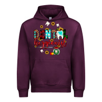 Mauve Wine Christmas dental hygienist Urban Hoodie - JahusDesignShop